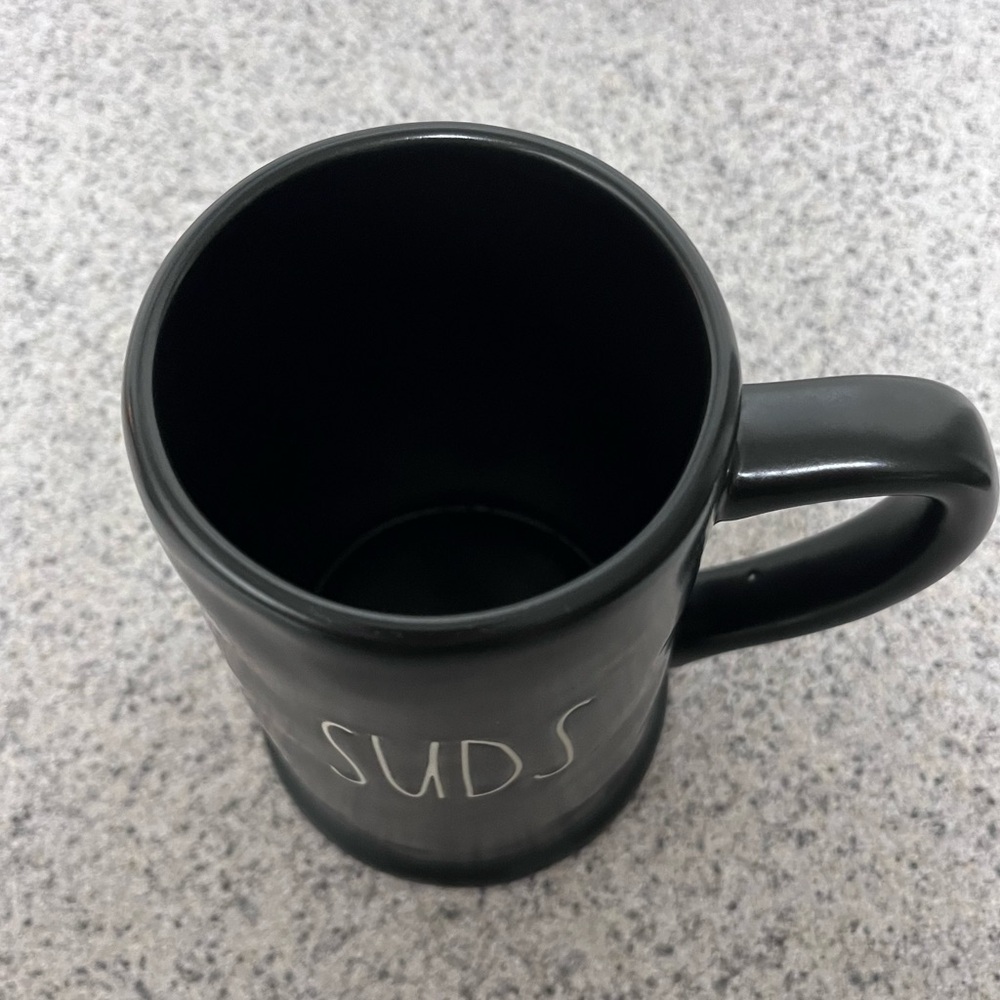 Rae Dunn Black and White Beer Mugs Trio - Picture 11 of 16
